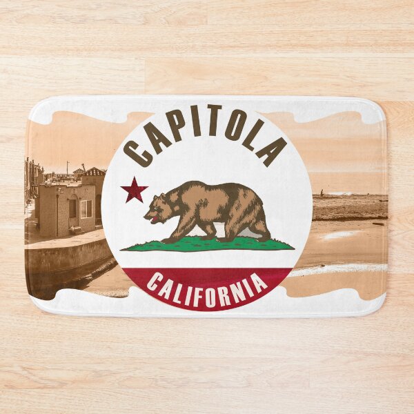 Item preview, Capitola Beach Californian Flag: Santa Cruz Coastal Living! designed and sold by EclecticCharm.