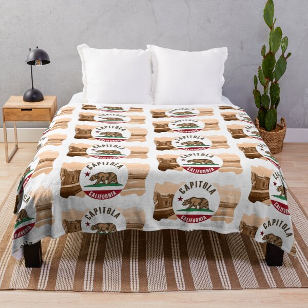 Item preview, Capitola Beach Californian Flag: Santa Cruz Coastal Living! designed and sold by EclecticCharm.