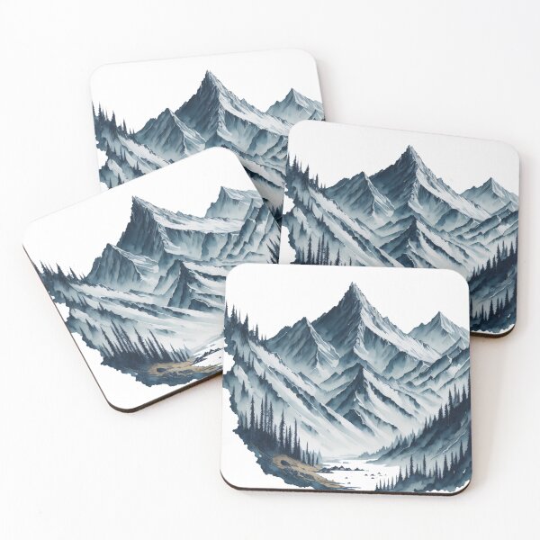 Artikelvorschau, Bergtal-Aquarellszene entworfen und verkauft von raviolli000.