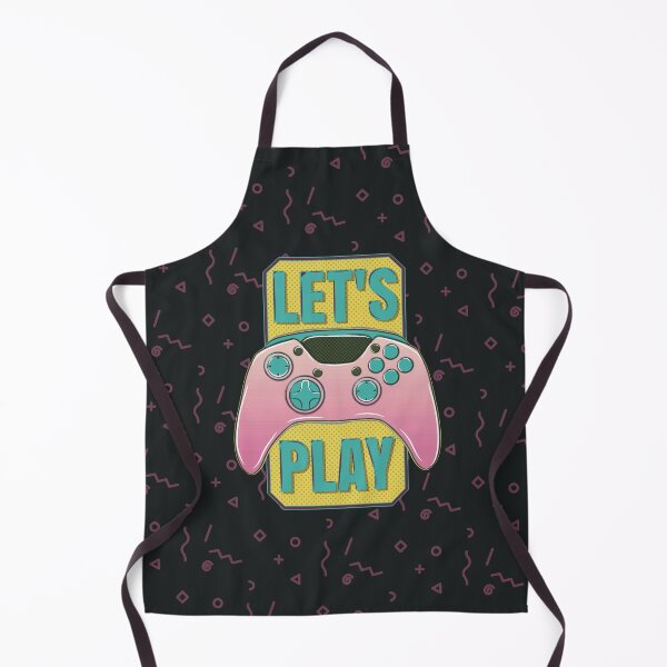 Item preview, Let's play: A design for real gamers, Yellow, pink and green designed and sold by Kraker-Inc.