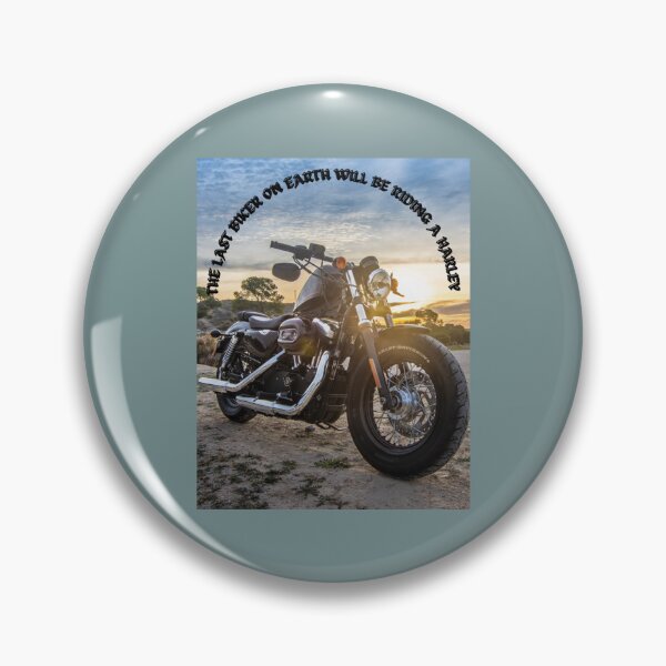 Item preview, THE LAST BIKER ON EARTH WILL BE RIDING A HARLEY   designed and sold by CandidaDoucette.