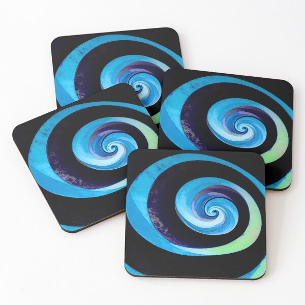 Item preview, Abstract Blue Spiral  designed and sold by BellaArtsy.