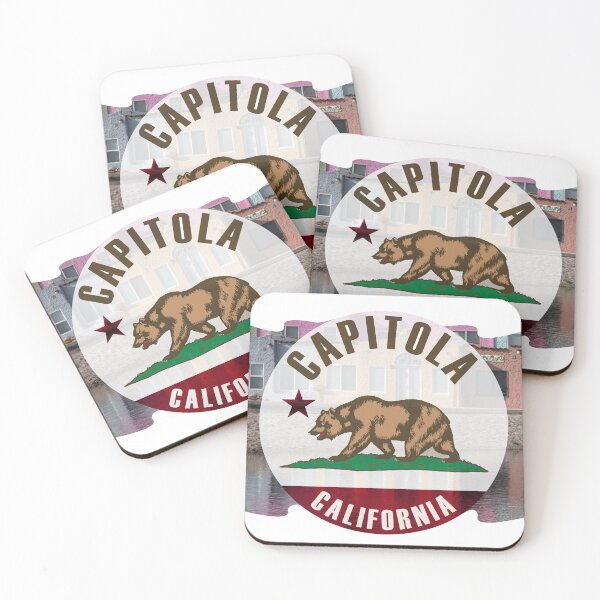 Item preview, Capitola Beach Californian Flag: Santa Cruz Coastal Living! designed and sold by EclecticCharm.