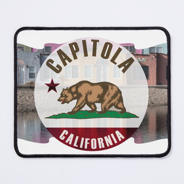 Item preview, Capitola Beach Californian Flag: Santa Cruz Coastal Living! designed and sold by EclecticCharm.