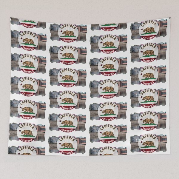 Item preview, Capitola Beach Californian Flag: Santa Cruz Coastal Living! designed and sold by EclecticCharm.