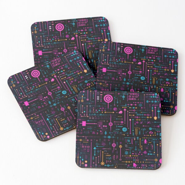 Item preview, Electrifying Neon Circuitry Pattern: Illuminating Artistry for a Modern World designed and sold by centaurydesigns.