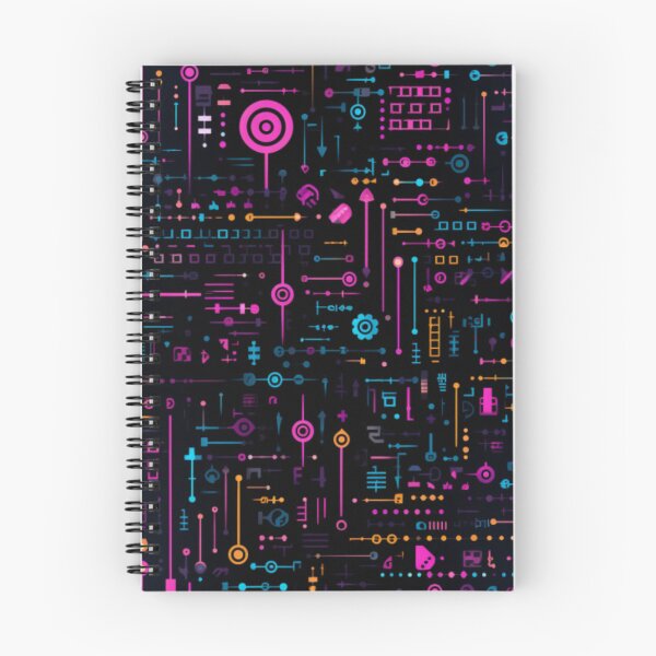 Item preview, Electrifying Neon Circuitry Pattern: Illuminating Artistry for a Modern World designed and sold by centaurydesigns.