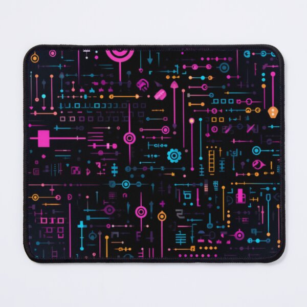 Item preview, Electrifying Neon Circuitry Pattern: Illuminating Artistry for a Modern World designed and sold by centaurydesigns.