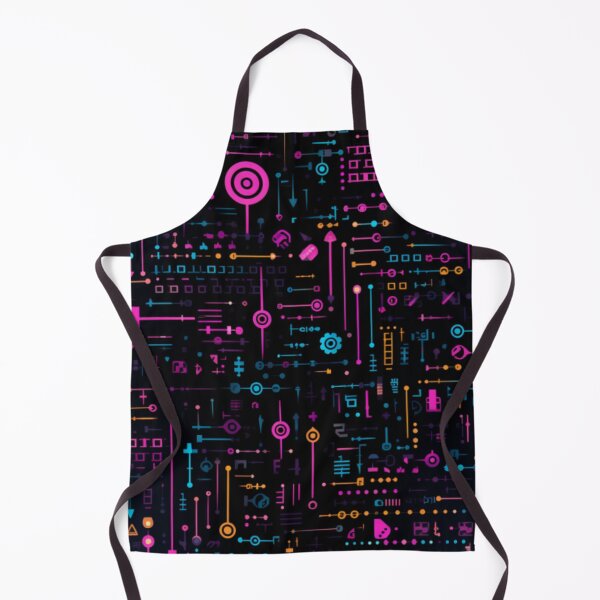 Item preview, Electrifying Neon Circuitry Pattern: Illuminating Artistry for a Modern World designed and sold by centaurydesigns.