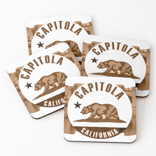 Item preview, Capitola Beach Californian Flag: Santa Cruz Coastal Living! designed and sold by EclecticCharm.