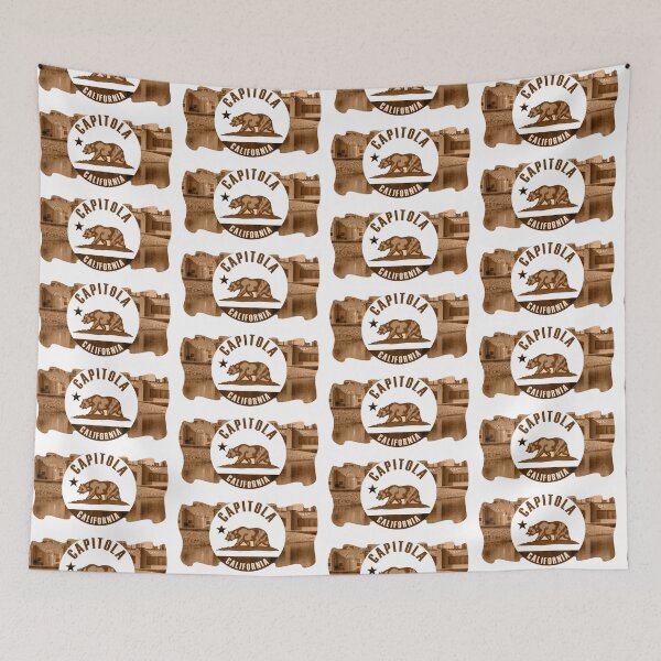Item preview, Capitola Beach Californian Flag: Santa Cruz Coastal Living! designed and sold by EclecticCharm.
