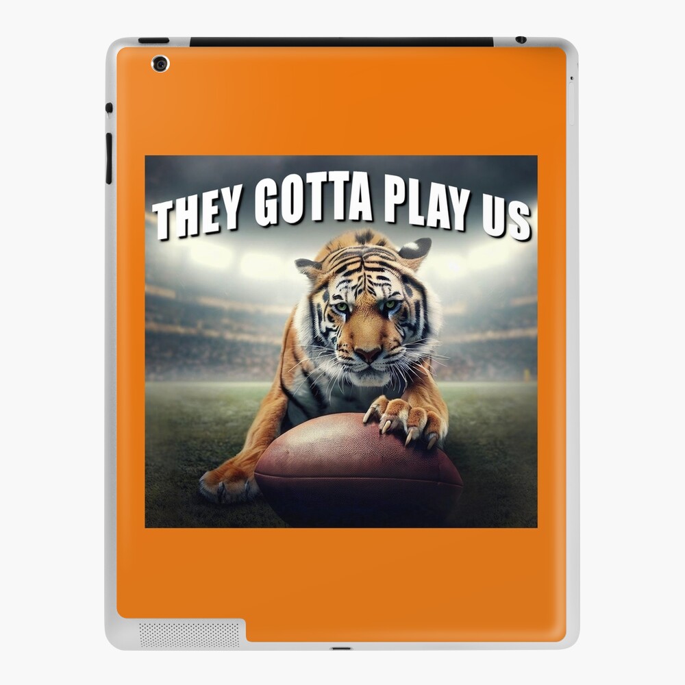 White Bengal Tiger Running on Football Field · Creative Fabrica