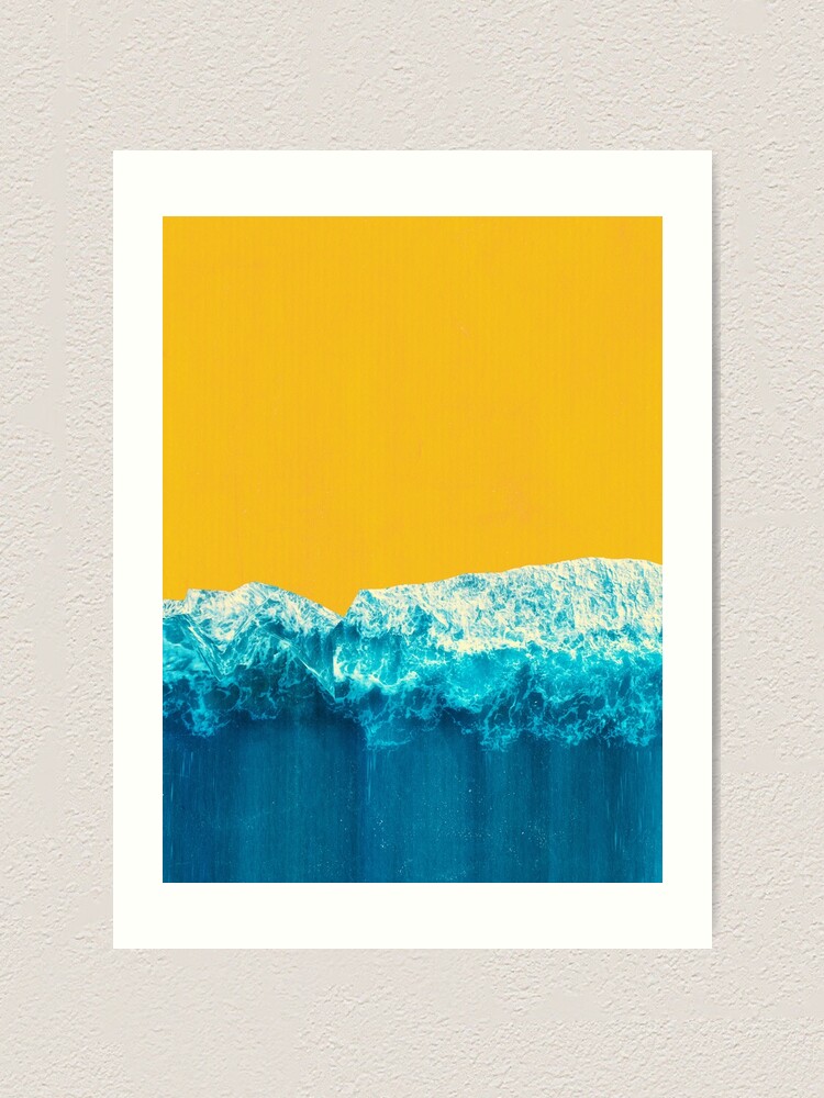 "Yellow Tide" Art Print for Sale by wildwomen Redbubble