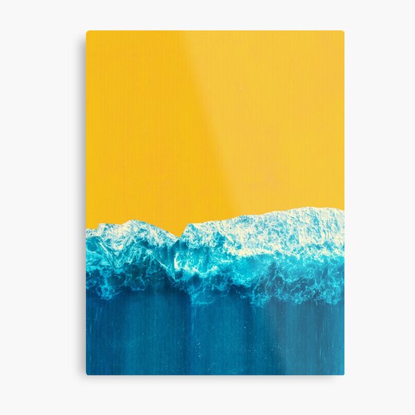 Yellow Tide Metal Print