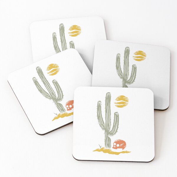 Item preview, Western Style Skeleton Skull & Cactus designed and sold by cult24.