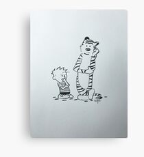 Calvin and Hobbes Canvas Print