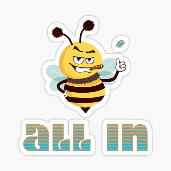 Item preview, Bee All-In T-Shirt for Men or Women designed and sold by DesignedToATee.