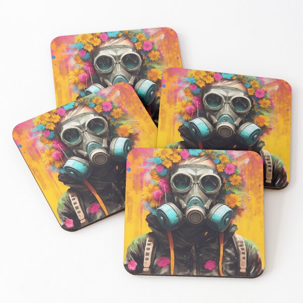 Item preview, Flowerpunk Portrait - Eclectic Style with Cyberpunk and Punk Rock Elements designed and sold by Piotrek0001.