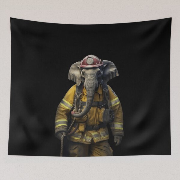 Item preview, Flame Stomper, The Firefighting Pachyderm designed and sold by BrushstrokesA.
