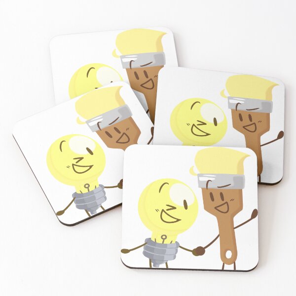 Item preview, Lightbulb x Paintbrush (Inanimate Insanity) designed and sold by PuppyRelp.