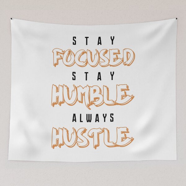Item preview, Stay Focused Stay Humble Always Hustle - Gym Workout Motivational Quotes designed and sold by Matt_Smith.