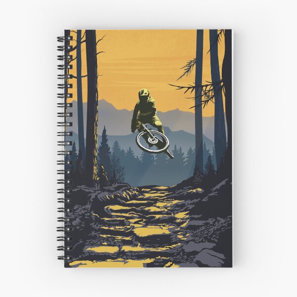 Item preview, Retro styled downhill mountain biking designed and sold by supriyo-art.
