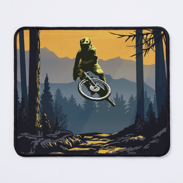 Item preview, Retro styled downhill mountain biking designed and sold by supriyo-art.
