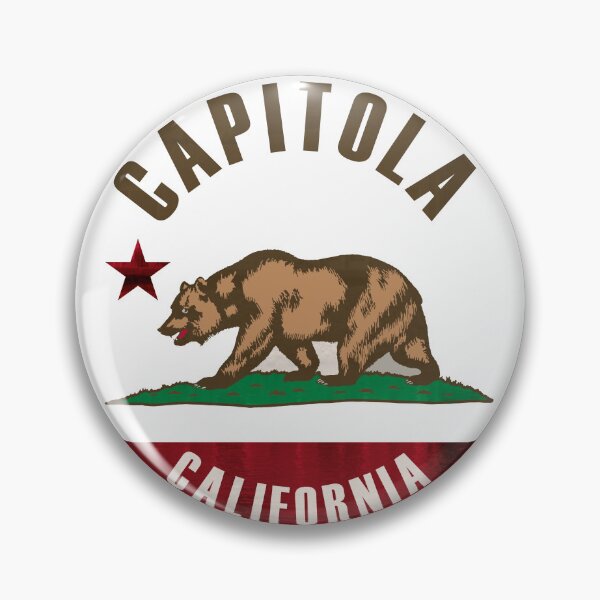 Item preview, Capitola Beach Californian Flag: Santa Cruz Coastal Living! designed and sold by EclecticCharm.