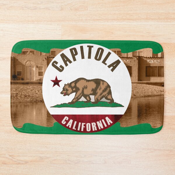 Item preview, Capitola Beach Californian Flag: Santa Cruz Coastal Living! designed and sold by EclecticCharm.