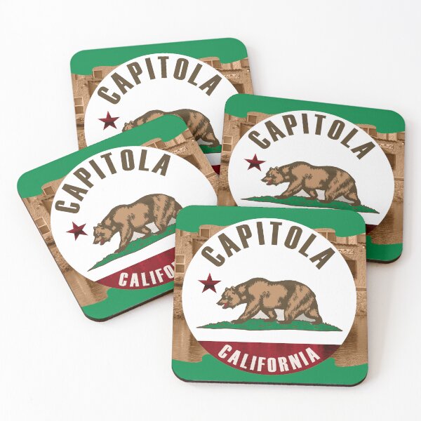 Item preview, Capitola Beach Californian Flag: Santa Cruz Coastal Living! designed and sold by EclecticCharm.