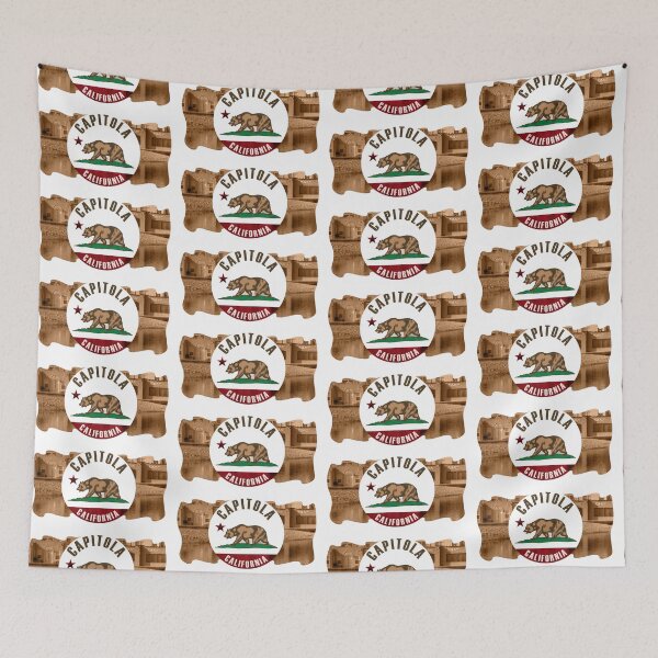 Item preview, Capitola Beach Californian Flag: Santa Cruz Coastal Living! designed and sold by EclecticCharm.