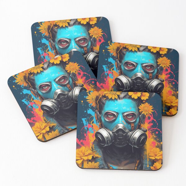 Item preview, Flowerpunk Portrait - Eclectic Style with Cyberpunk and Punk Rock Elements designed and sold by Piotrek0001.