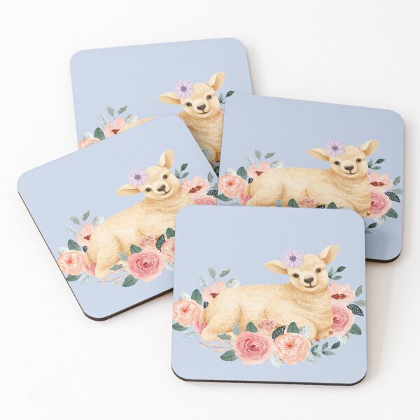 Item preview, Floral Lamb designed and sold by Ashley Gagnon.