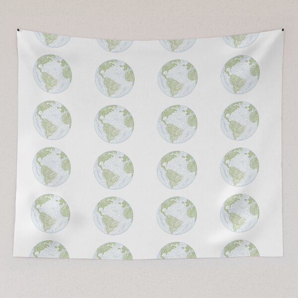Item preview, Abstract planet earth designed and sold by ArtistryByColls.