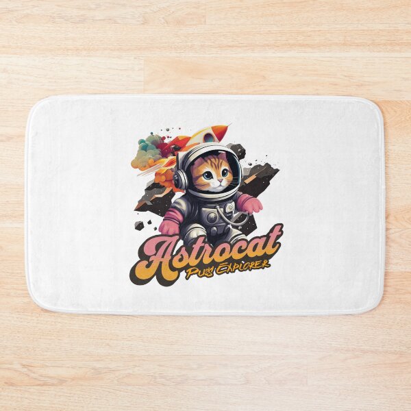 Item preview, Astrocat: Puss Explorer Astronaut in Outer Space designed and sold by DreamBlazeStu.