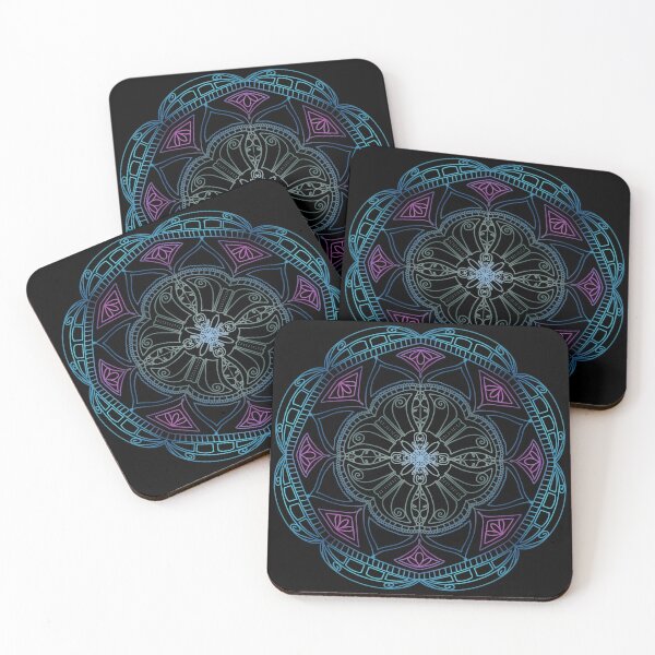 Item preview, Blue and Pink Mandala Pattern designed and sold by Shy Introvert Tales.
