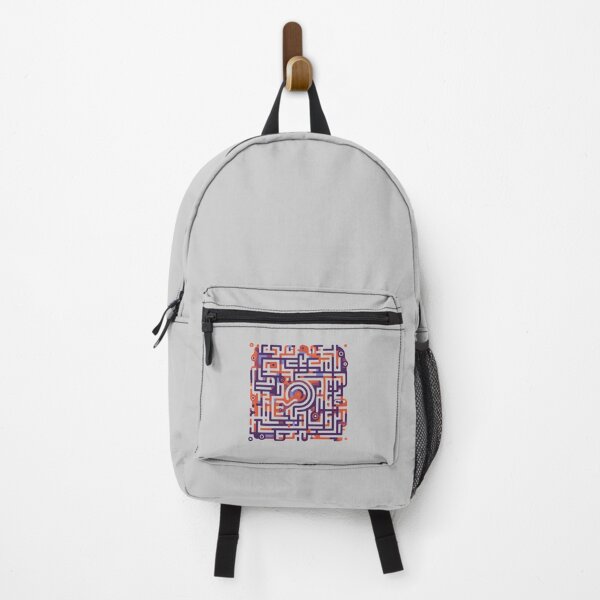 Item preview, Planar Symmetrical Maze Flat Design Illustration, Unique Design, Labyrinth, Visual Art, Graphic Design designed and sold by PrintsPatterns-.