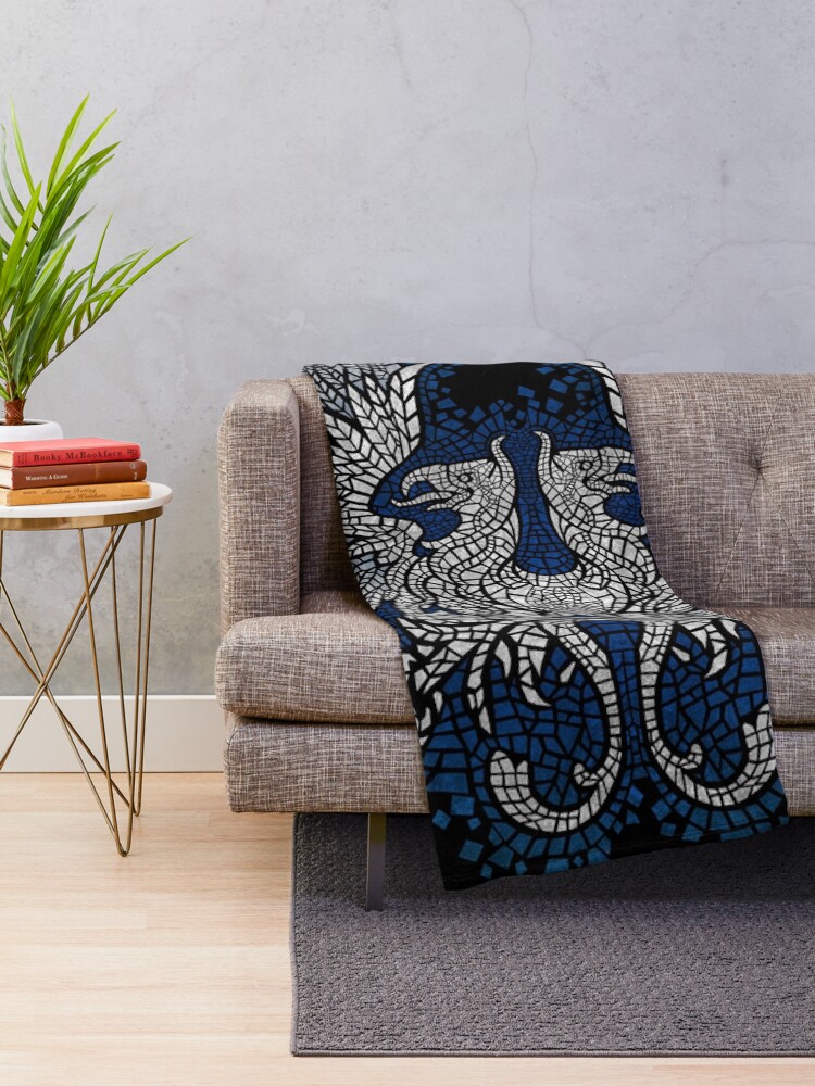 Alternate view of Commander of the Grey Throw Blanket