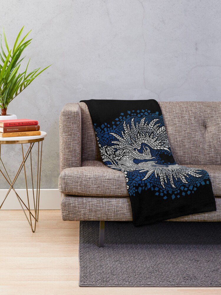 Alternate view of Commander of the Grey Throw Blanket