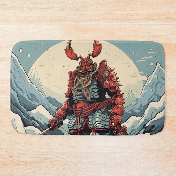 Item preview, Lobster Samurai in Winter Solitude designed and sold by Felix Tanner.