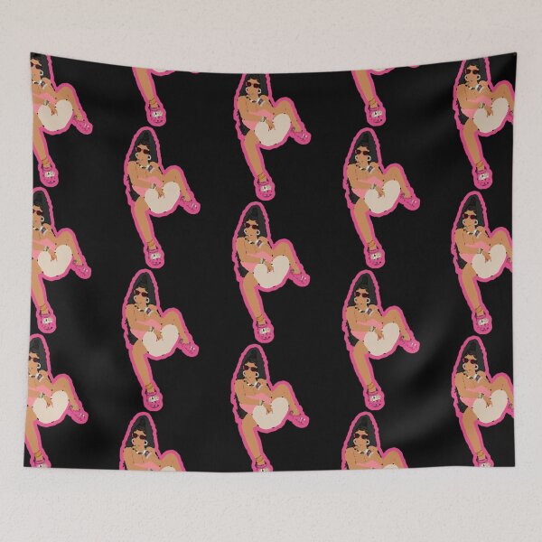 Item preview, Black Nicki Minaj Pink Crocs Takeover Pink OUTLINE designed and sold by TRGdesigns.