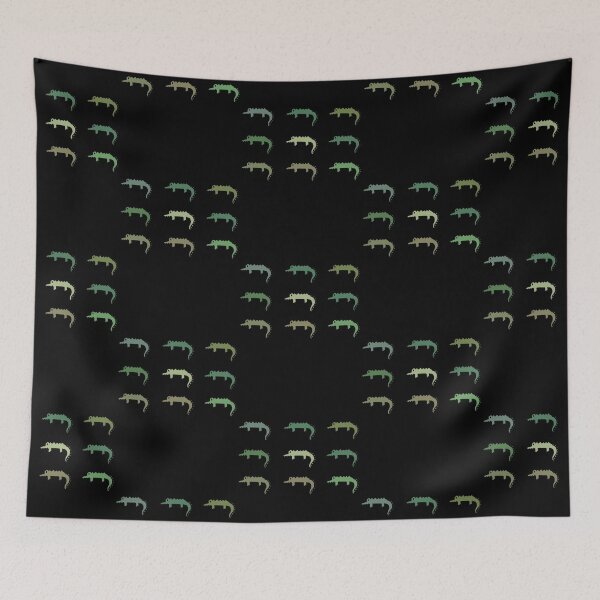 Item preview, Shades of Green Crocodiles designed and sold by TRGdesigns.