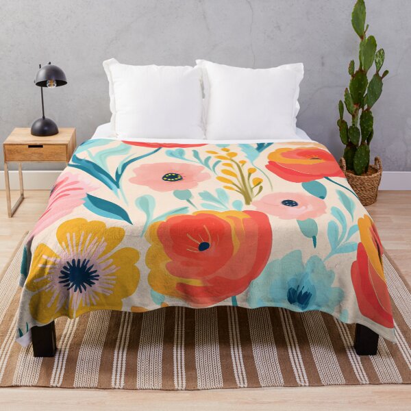 Aperçu de l'œuvre boho design abstract oil painting flower 03 créée et vendue par UnaWu533.