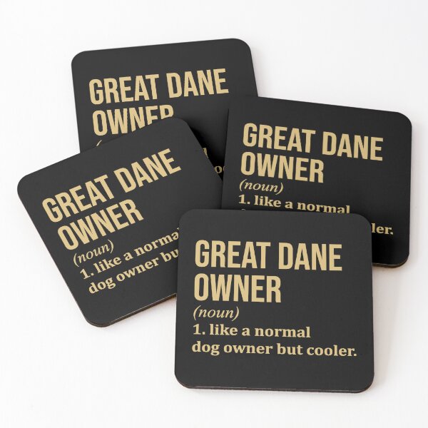 Item preview, Great Dane Owner Definition in Gold designed and sold by XCIV.