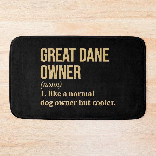 Item preview, Great Dane Owner Definition in Gold designed and sold by XCIV.