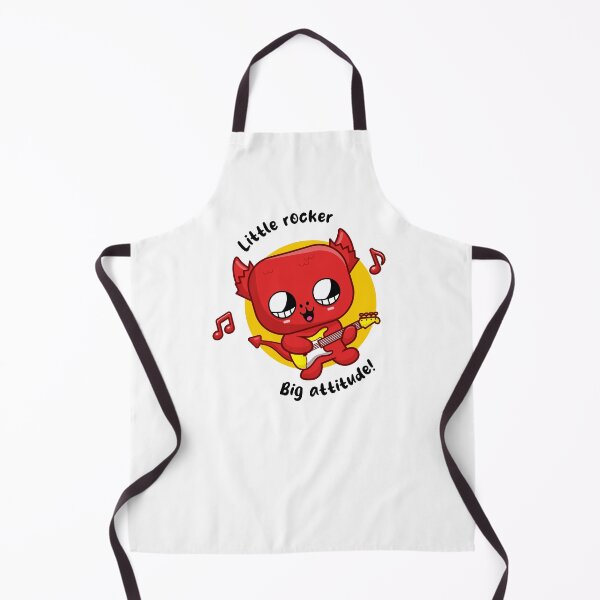 Item preview, Cheeky little devil playing guitar (on light colors) designed and sold by messy-nessie.