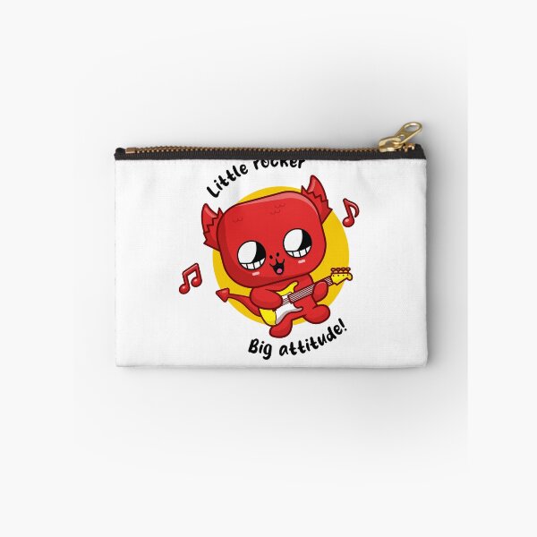 Item preview, Cheeky little devil playing guitar (on light colors) designed and sold by messy-nessie.