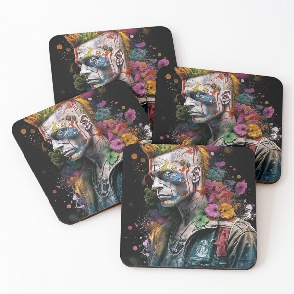 Item preview, Flowerpunk Portrait - Eclectic Style with Cyberpunk and Punk Rock Elements designed and sold by Piotrek0001.