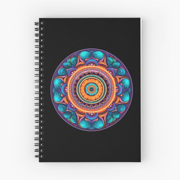 Item preview, Meditation and Yoga Mandala: Blue and Orange Gradient Star designed and sold by BNCH44.