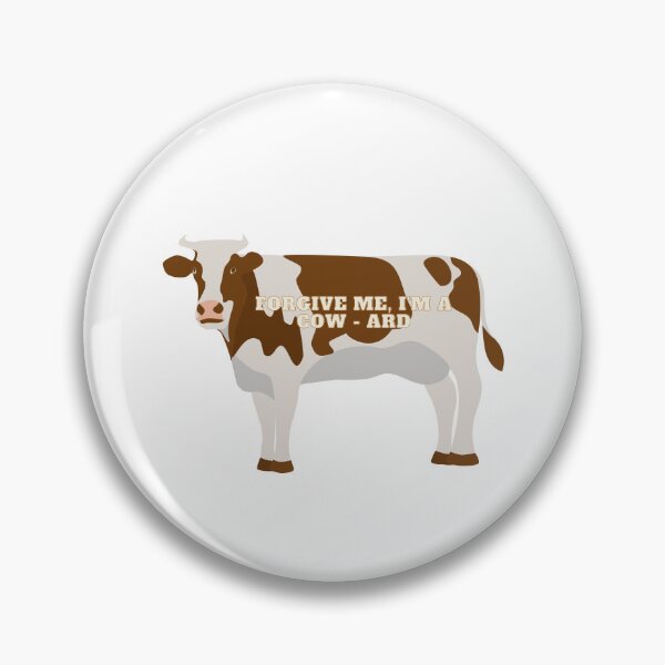 Item preview, Forgive Me, I'm a Cow-Ard designed and sold by OldSoulInspired.
